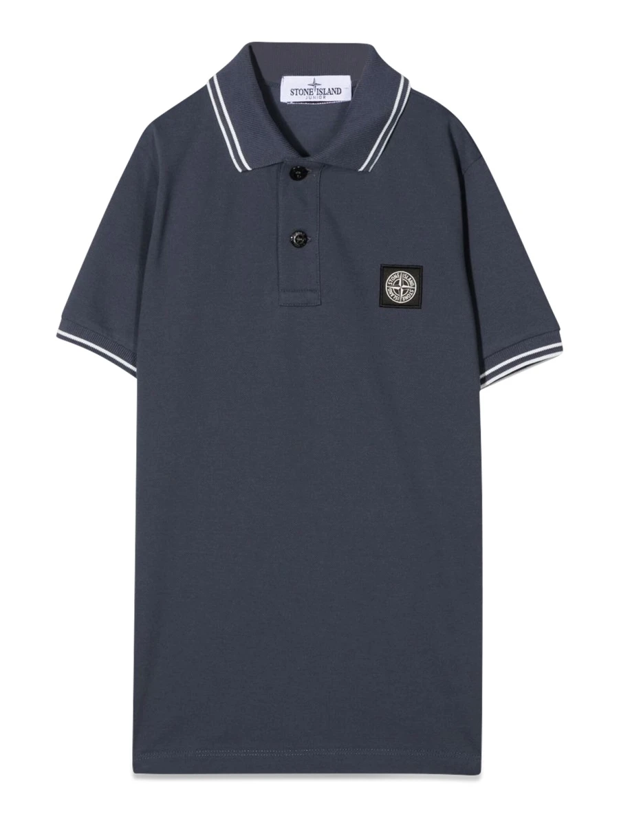 商品【商品预售7天】 Stone Island|Stone Island 男童衬衫 761621348KV0028 蓝色,价格¥893,第1张图片