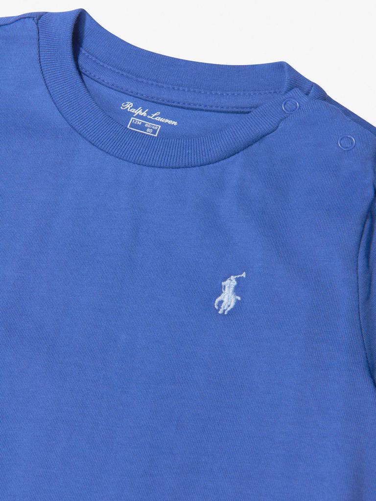 Ralph Lauren  Blue Baby Boys T-Shirt商品第3张图片规格展示