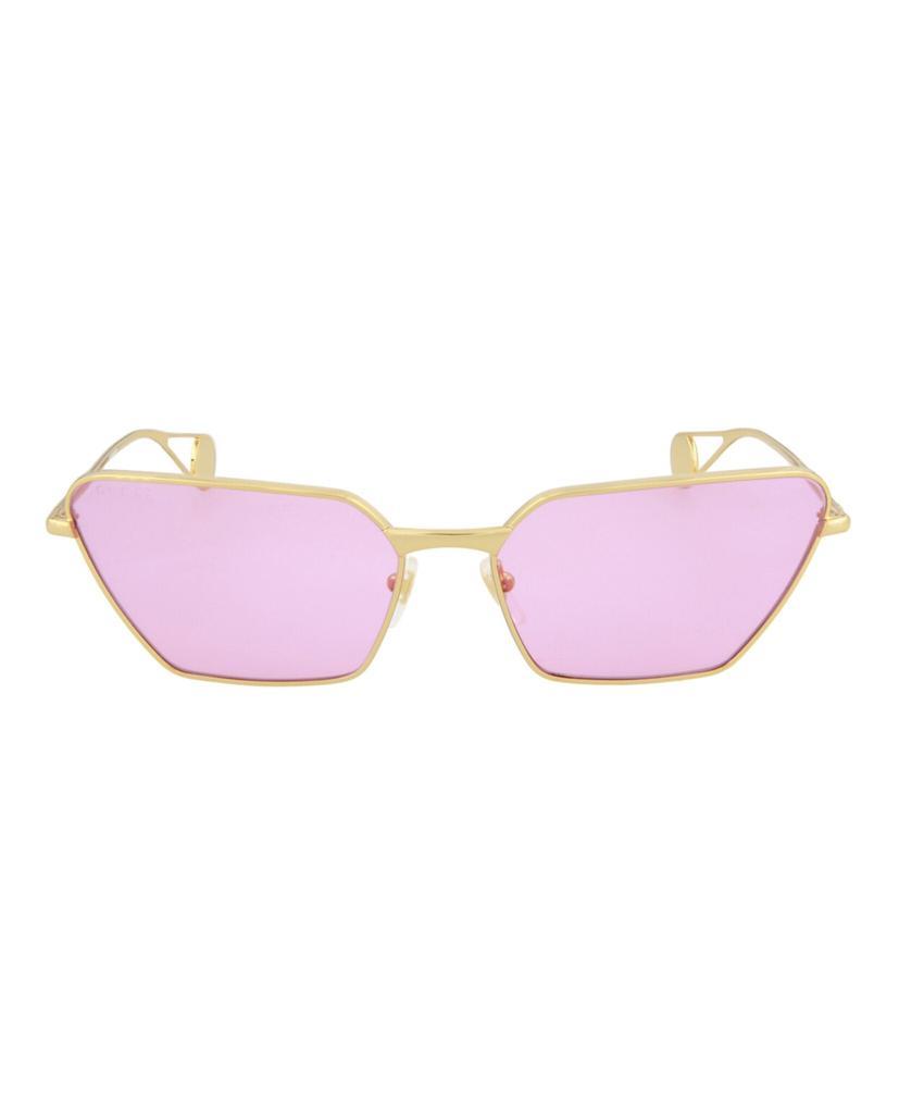 商品Gucci|Cat Eye-Frame Metal Sunglasses,价格¥1109,第1张图片