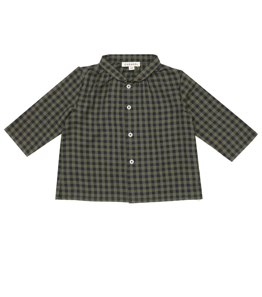 商品Caramel|Baby Raven格纹棉质衬衫,价格¥433,第1张图片