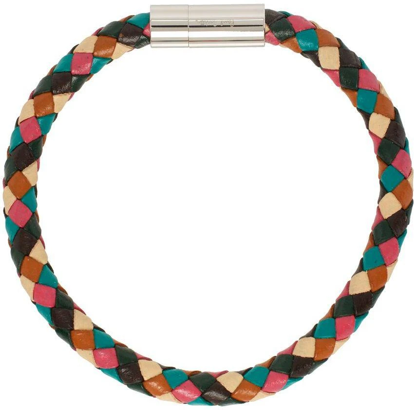 商品Paul Smith|Multicolor Leather Bracelet,价格¥488,第2张图片详细描述