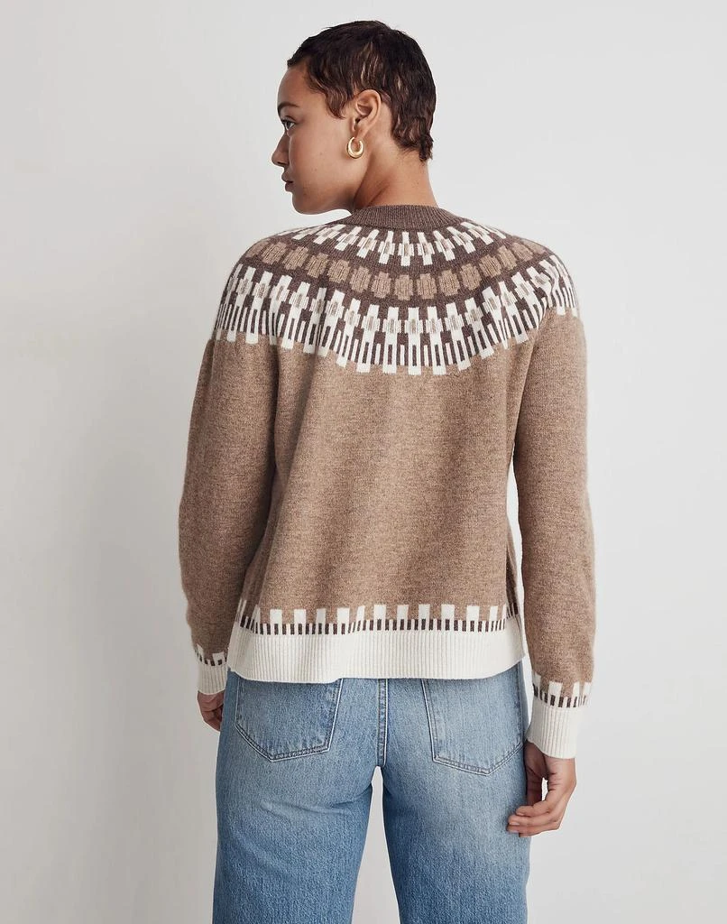 商品Madewell|Fair Isle Frankfort Cardigan Sweater,价格¥709,第3张图片详细描述