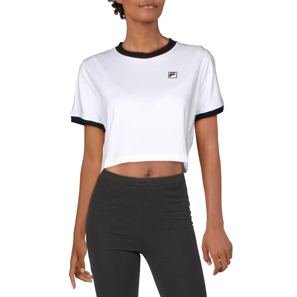商品Fila|Fila Womens Khaleesi Cropped Fitness T-Shirt,价格¥75,第1张图片