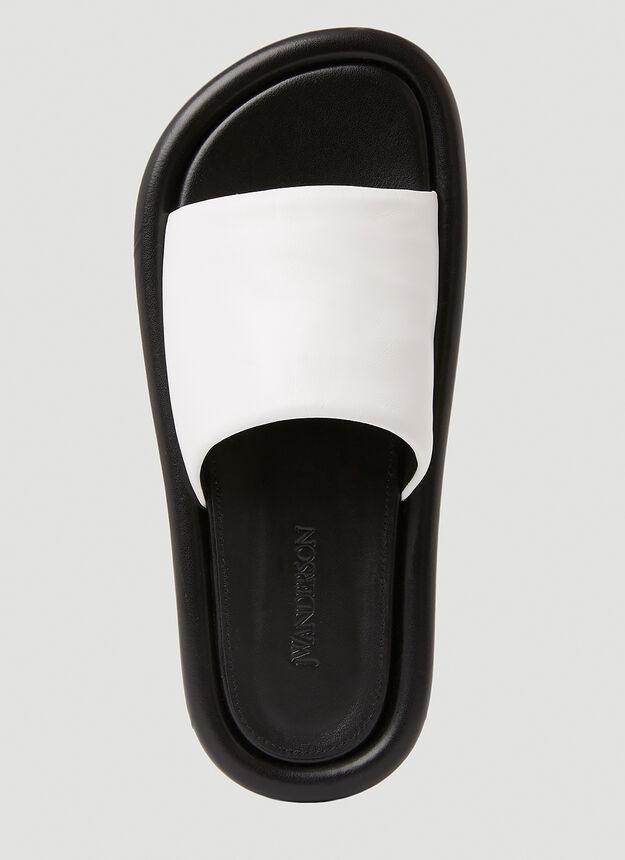 Bumper Flat Sandals in White商品第7张图片规格展示