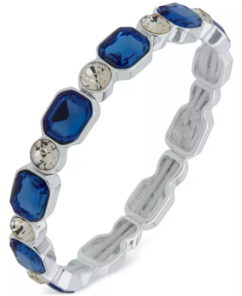 商品Anne Klein|Silver-Tone Crystal Stretch Bracelet,价格¥171,第1张图片