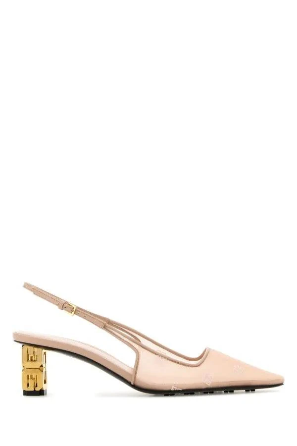 商品Givenchy|Pink mesh G Cube pumps,价格¥5189,第1张图片