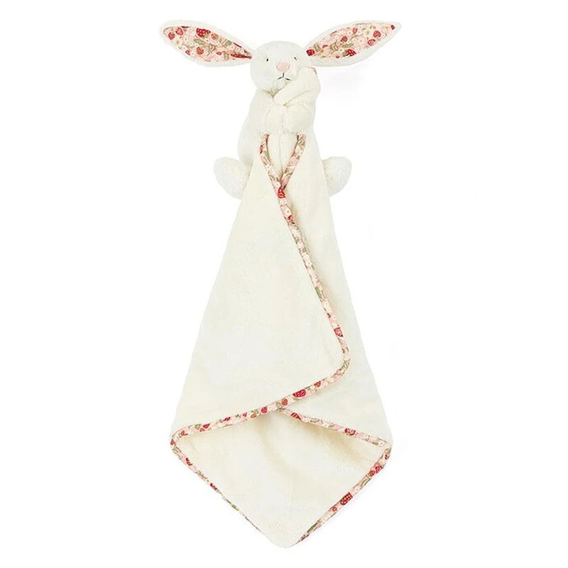 Jellycat 奶油色聚酯纤维害羞奶油兔子浆果安抚奶嘴玩偶 商品