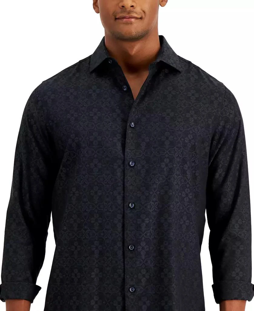 商品Alfani|Men's Regular-Fit Medallion-Print Shirt, Created for Macy's,价格¥293,第3张图片详细描述