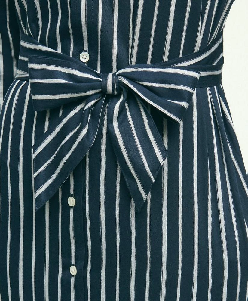 Cotton Striped Shirt Dress 商品