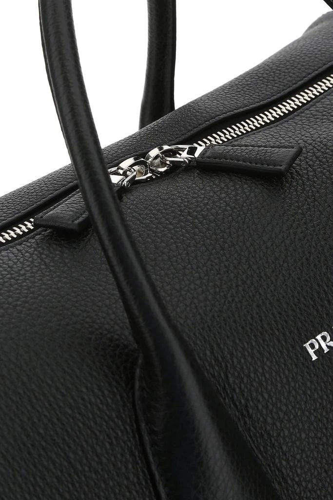 商品Prada|Black leather travel bag,价格¥26337,第3张图片详细描述