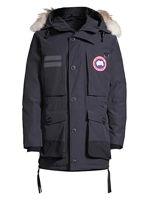 商品Canada Goose|Maccullouch Coyote Fur-Trim Down Parka,价格¥9876,第1张图片