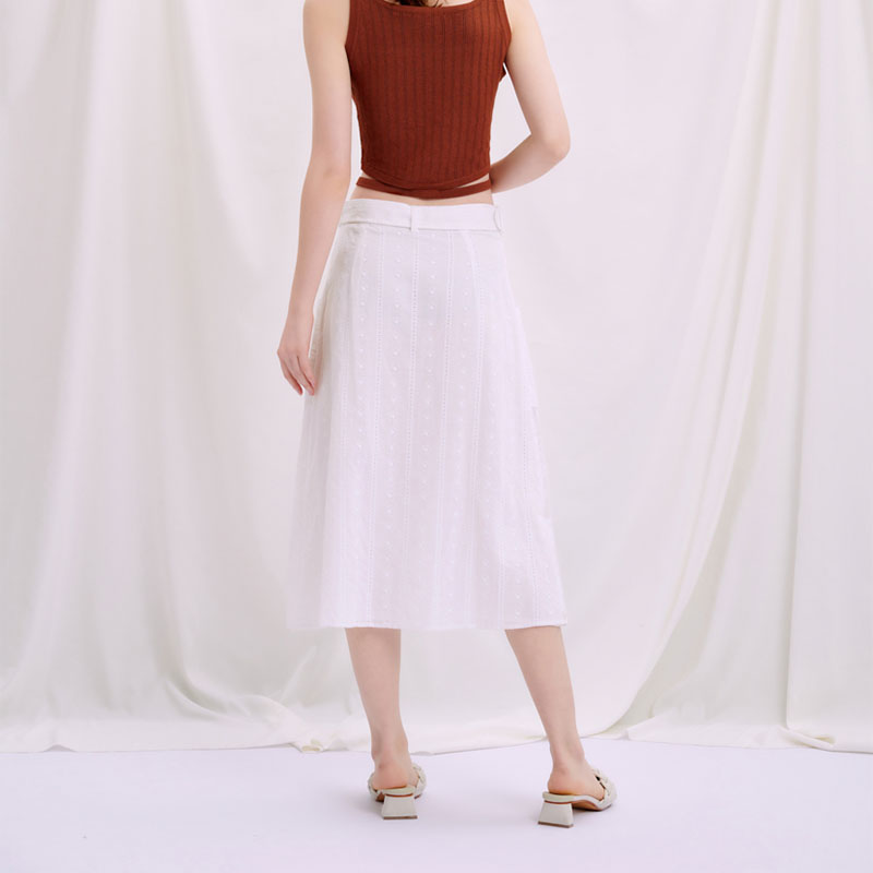 Rosalie半裙-象牙白 | Rosalie Skirt - Ivory商品第4张图片规格展示