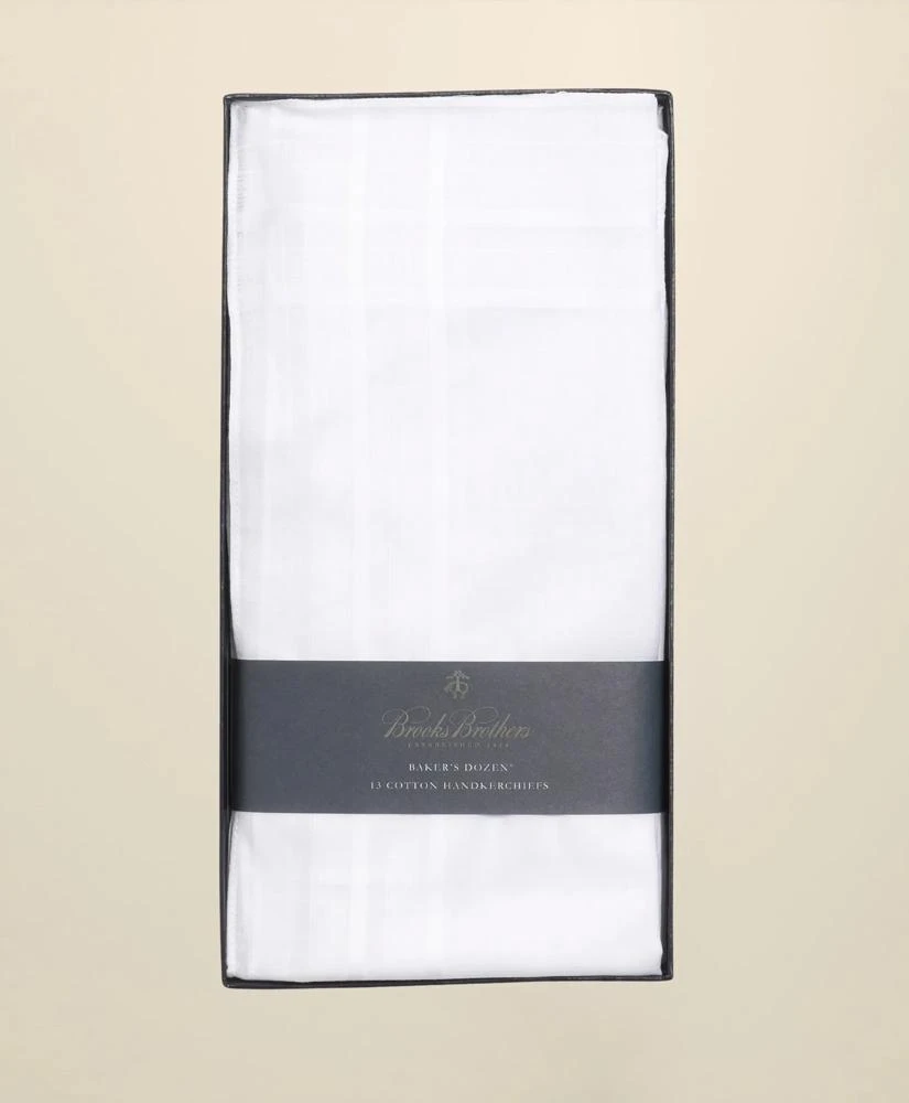 商品Brooks Brothers|Pure Cotton Handkerchiefs-Set of 13,价格¥451,第1张图片
