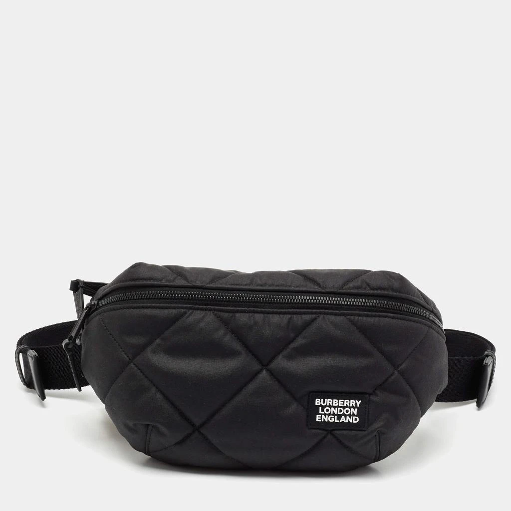 商品Burberry|Burberry Black Quilted Sonny Bum Bag,价格¥5647,第1张图片