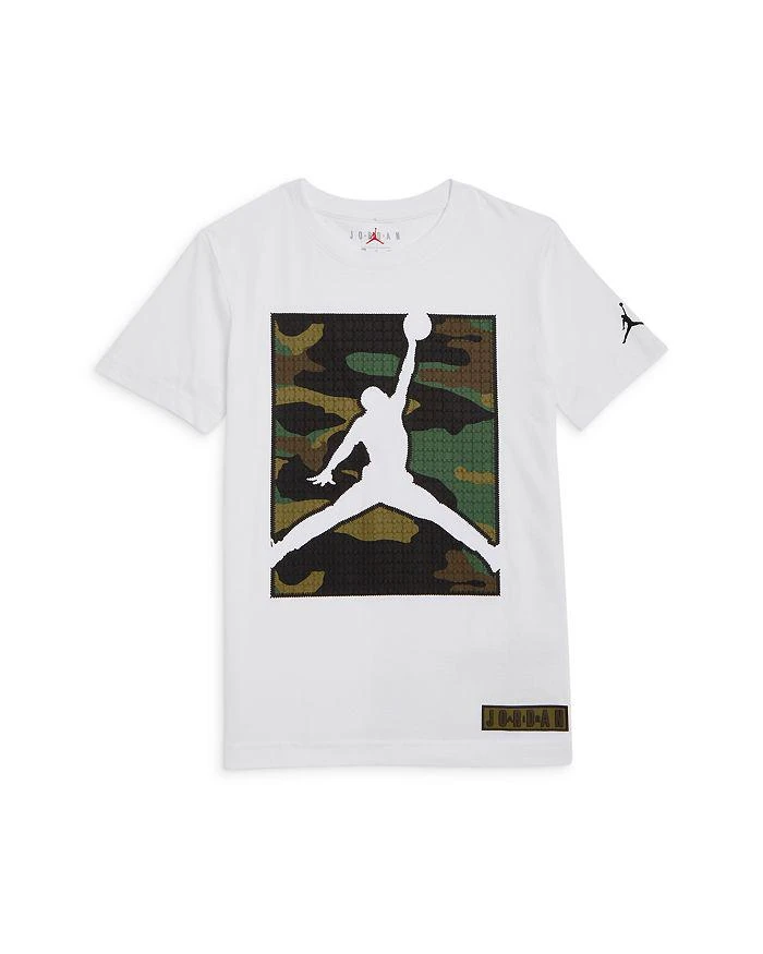 商品Jordan|Boys' Embroidered Logo Patch Tee - Big Kid,价格¥158,第1张图片