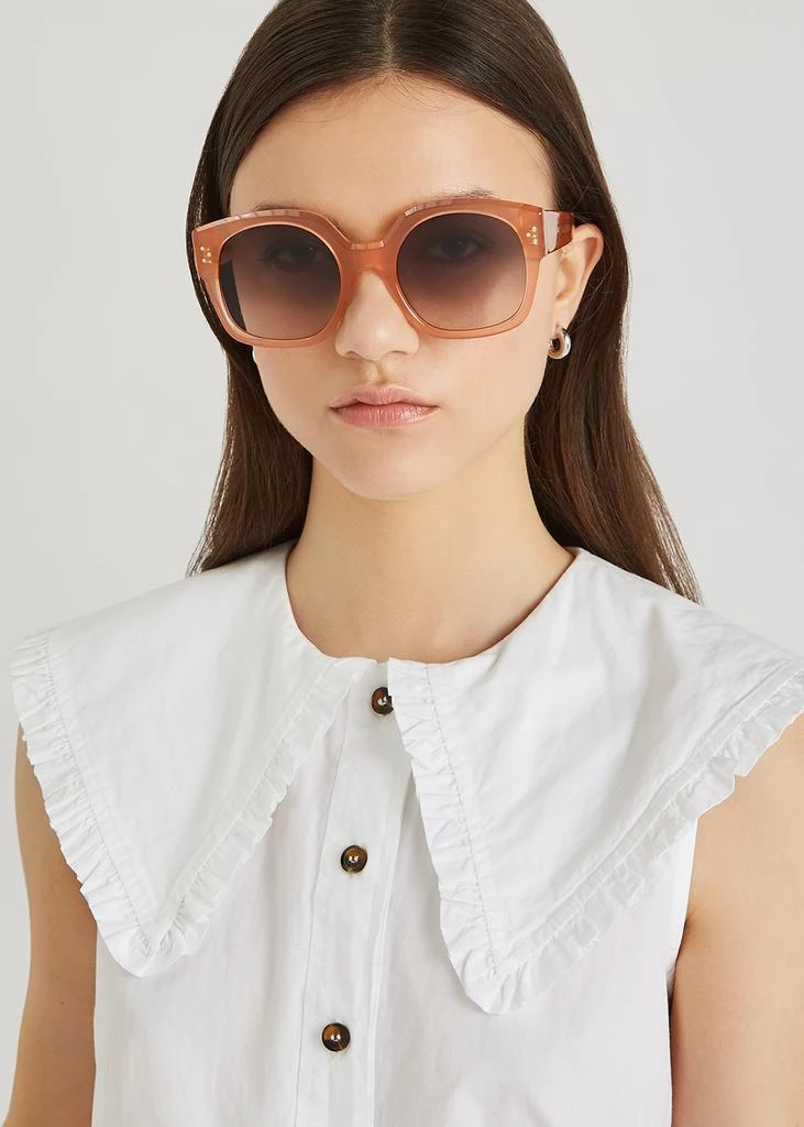 商品Celine|Pink oversized sunglasses,价格¥1588,第4张图片详细描述