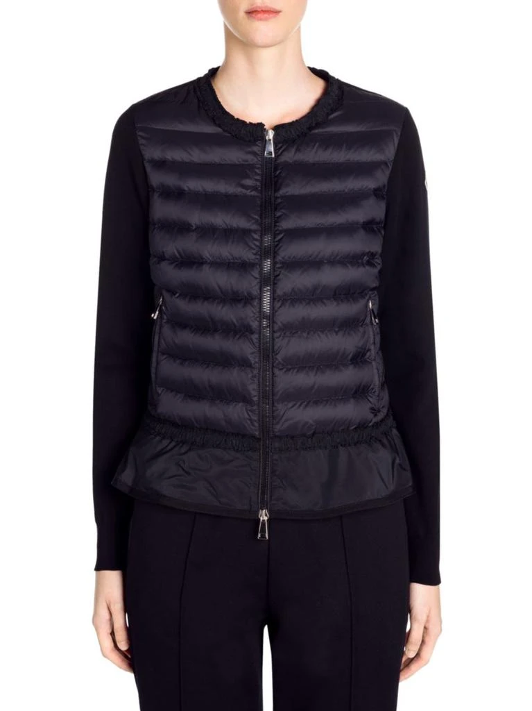 商品Moncler|Moncler - Down Ruffle Hem Knit,价格¥5919,第2张图片详细描述