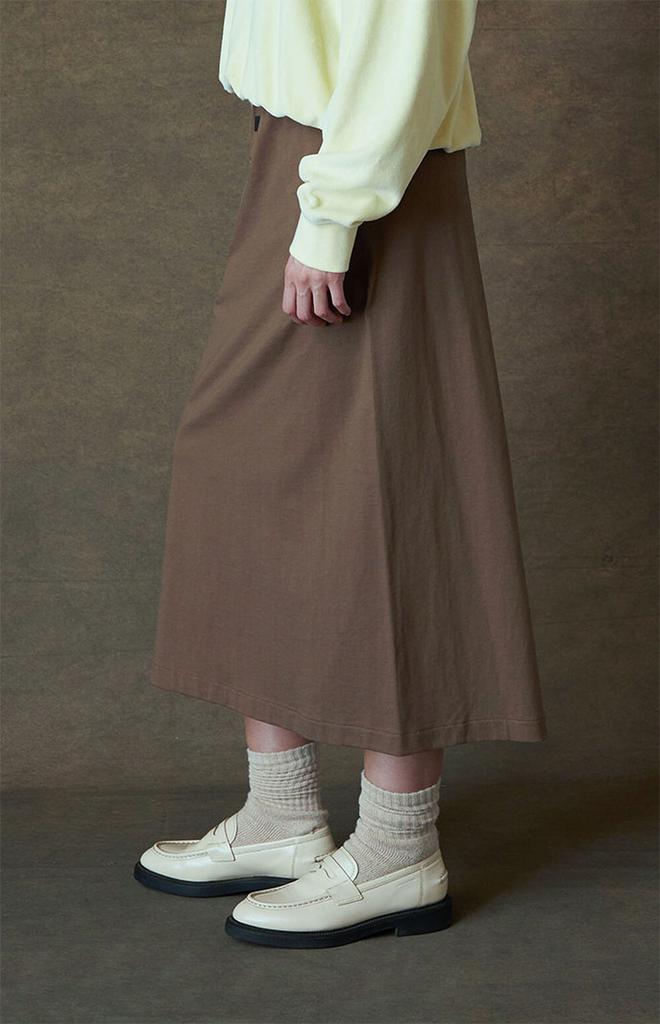 Women's Wood Midi Skirt商品第3张图片规格展示