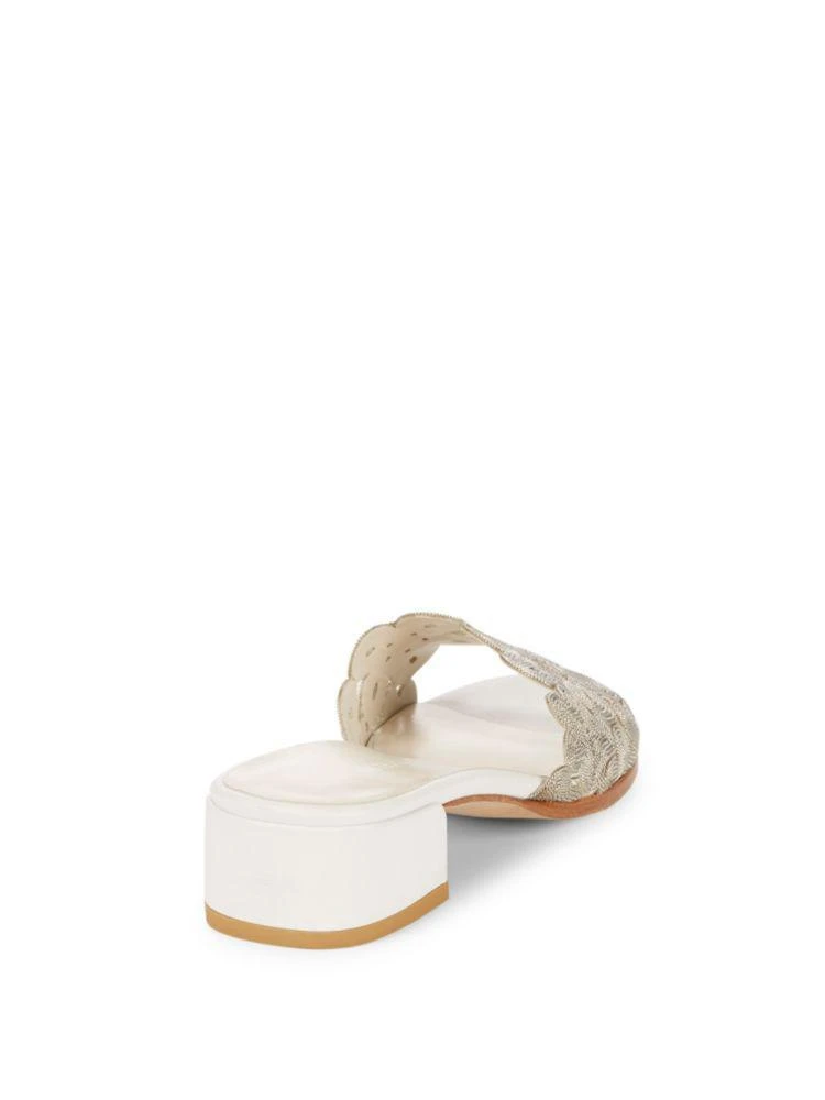 商品Stuart Weitzman|June Florette Floral Slides,价格¥1180,第2张图片详细描述