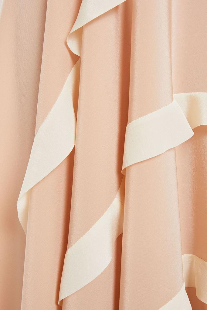 商品RED Valentino|Ruffled silk crepe de chine dress,价格¥2554,第6张图片详细描述