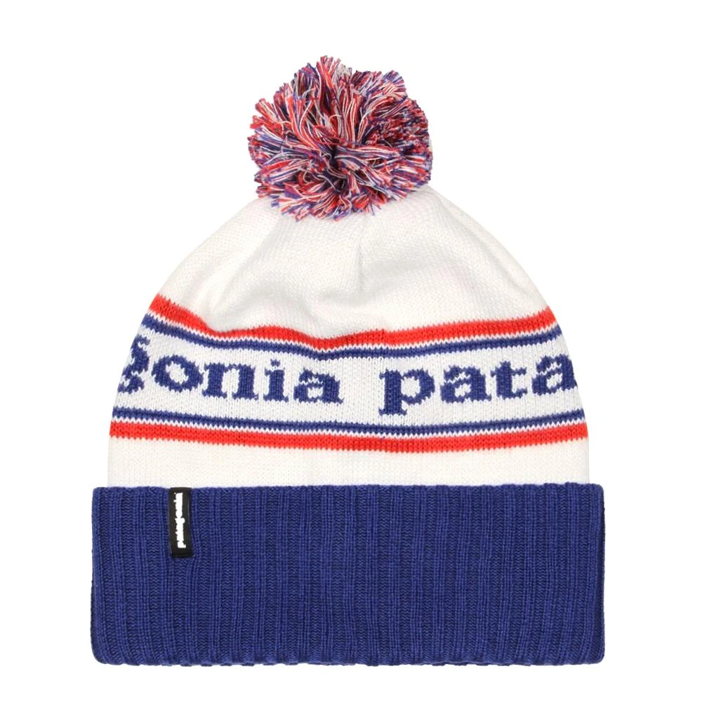 商品Patagonia|Patagonia Beanie Powder Town - White / Viking Blue,价格¥365,第1张图片