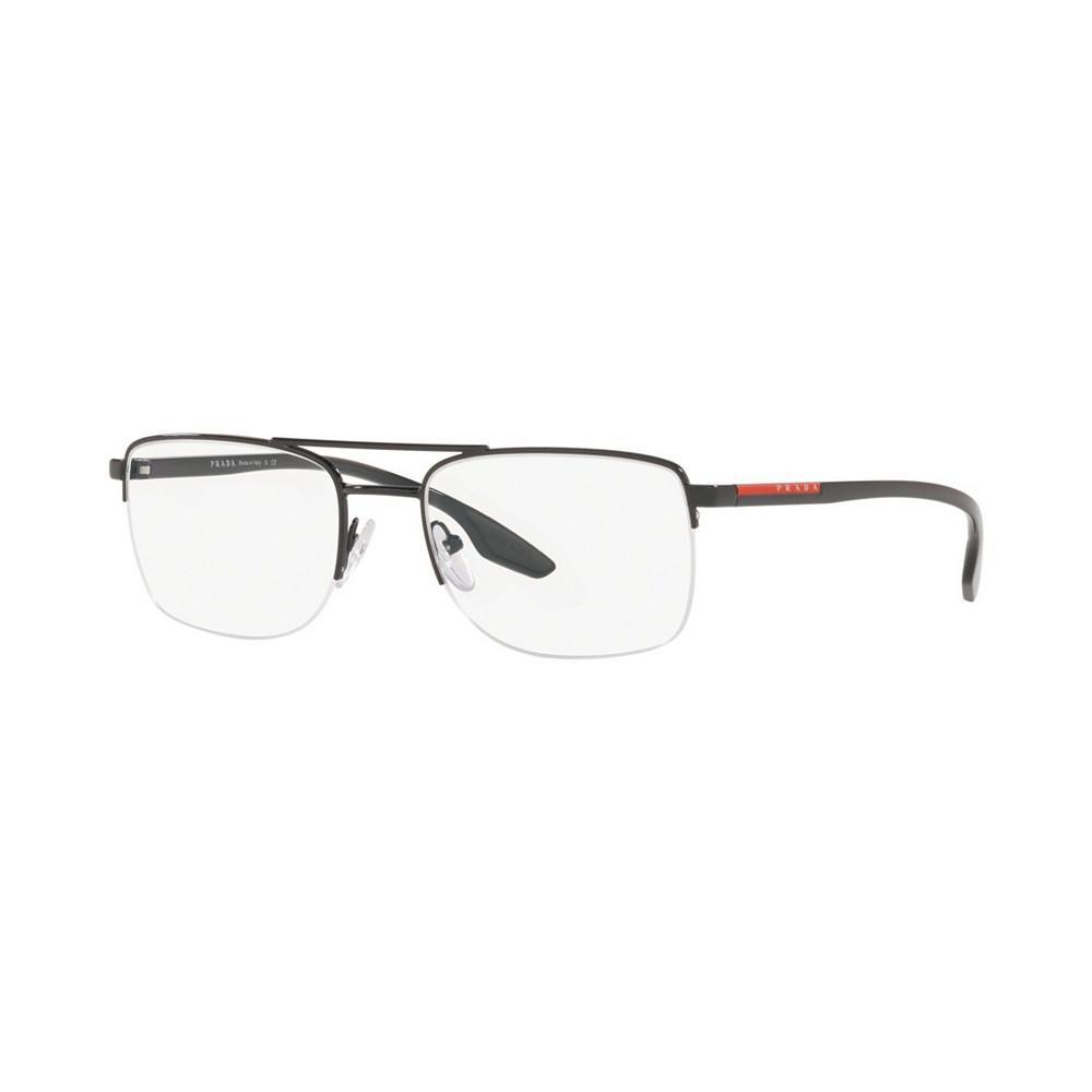 商品Prada|PS 51MV Men's Rectangle Eyeglasses,价格¥973,第1张图片