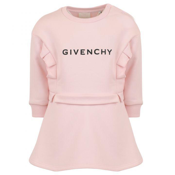 商品Givenchy|Pale Pink Baby Girls Sweatshirt Dress,价格¥1515-¥1646,第1张图片