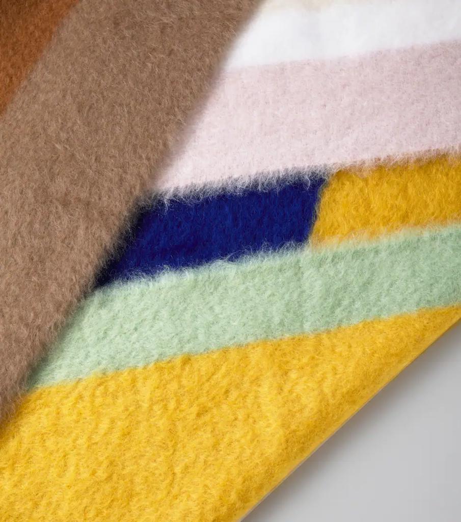 商品Loewe|条纹马海毛羊毛混纺毯子,价格¥9400,第5张图片详细描述