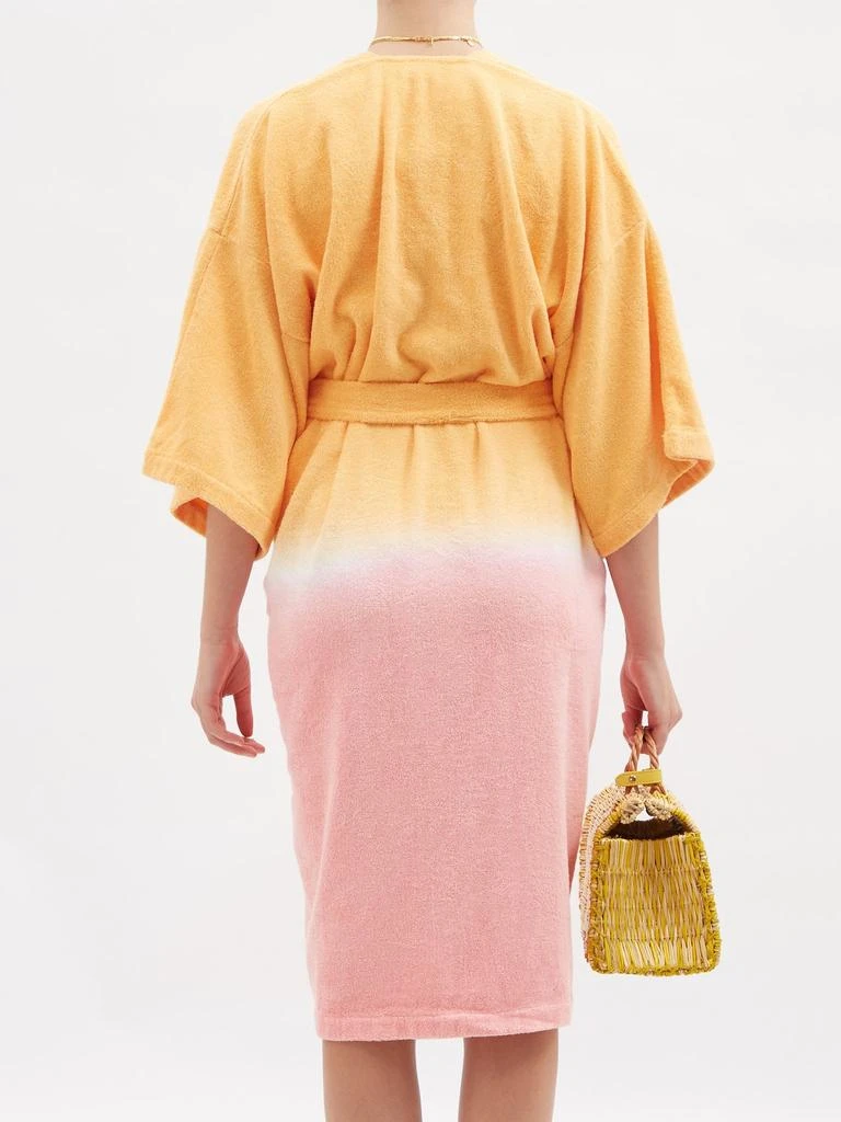 商品Terry|Tie-dye cotton-terry robe,价格¥912,第5张图片详细描述