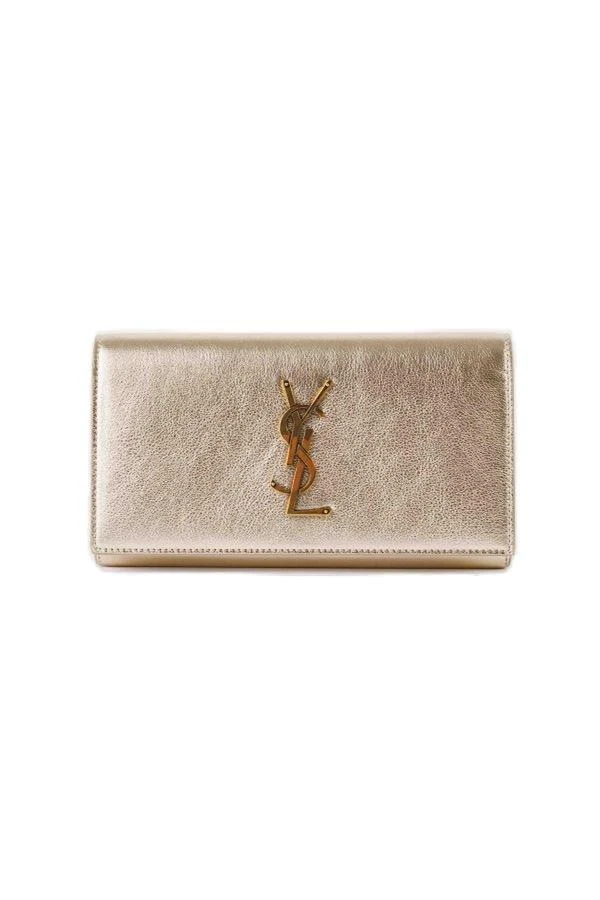 商品Yves Saint Laurent|Saint Laurent Logo Plaque Foldover Top Purse,价格¥5336,第1张图片