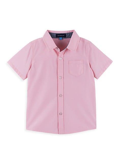 商品Andy & Evan|Little Boy's 2-Piece Button-Up Shirt & Seersucker Shorts Set,价格¥209,第5张图片详细描述