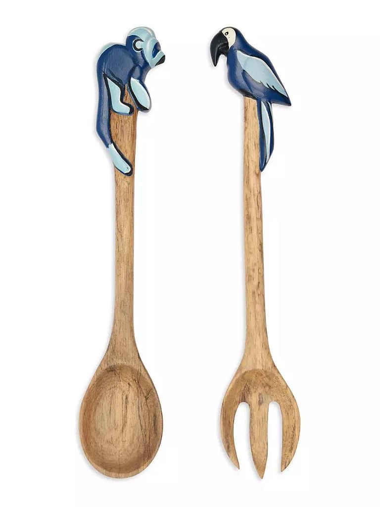 商品JOHANNA ORTIZ|Entre Rios Selva Pacifica Salad Servers Set,价格¥1194,第1张图片