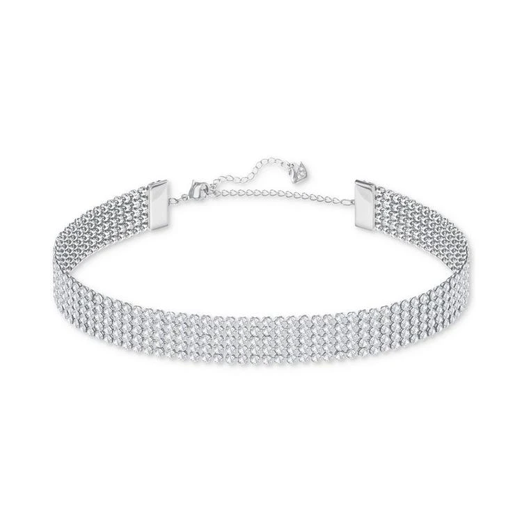 商品Swarovski|Silver-Tone Crystal Choker Necklace,价格¥1116,第1张图片