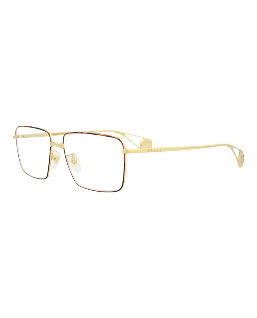 商品Gucci|Square-Frame Metal Optical Frames,价格¥927,第2张图片详细描述