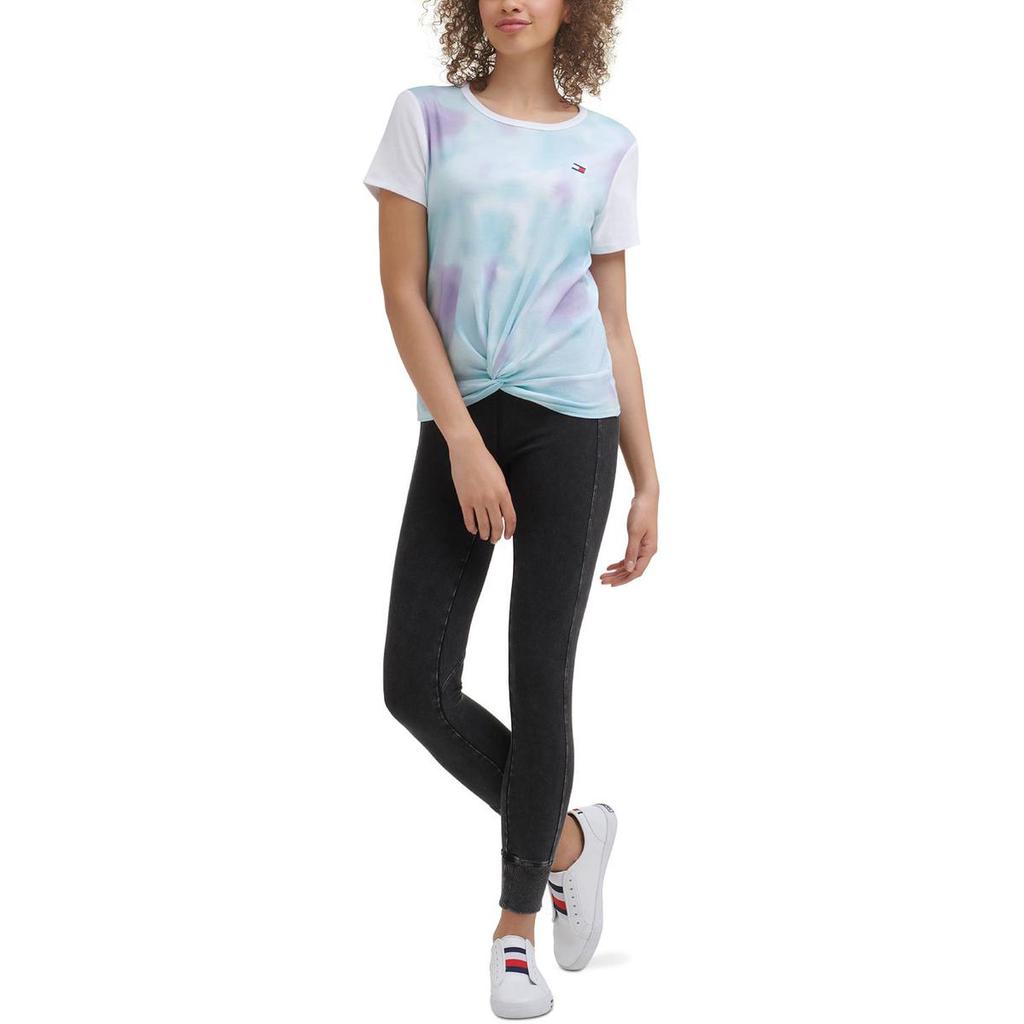 Tommy Hilfiger Sport Womens Tie-Dye Crewneck T-Shirt商品第1张图片规格展示