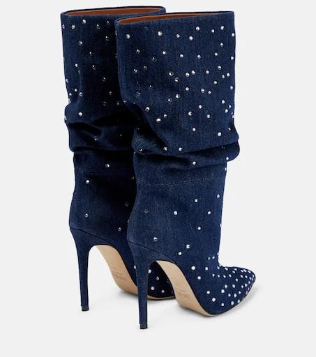 商品Paris Texas|Holly embellished denim boots,价格¥3719,第3张图片详细描述