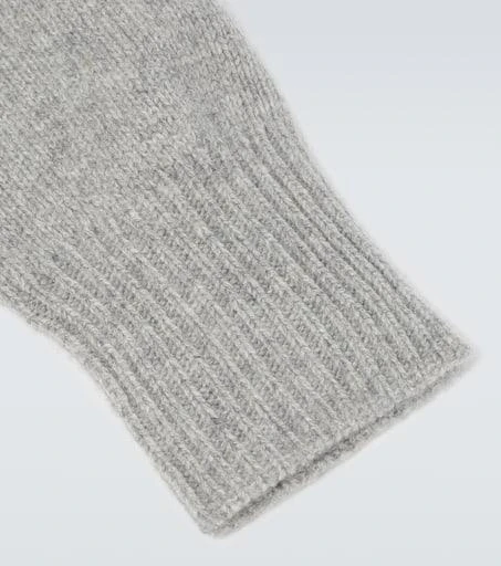 商品Brunello Cucinelli|羊绒与绒面革手套,价格¥5712,第2张图片详细描述