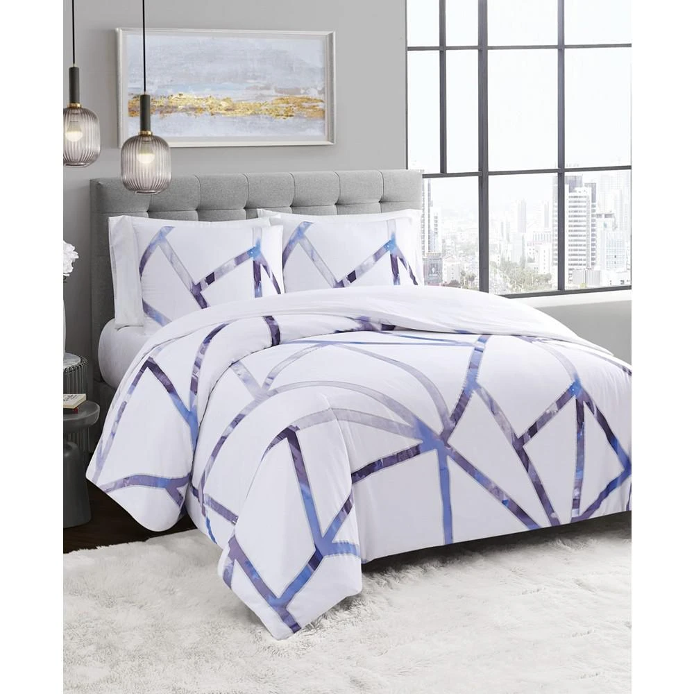 商品Vince Camuto Home|Vince Camuto Obelis Metallic 2 Piece Comforter Set, Twin XL,价格¥745,第1张图片