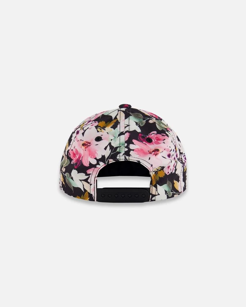 商品Deux par Deux|Cap Black Printed Big Flowers,价格¥286,第3张图片详细描述