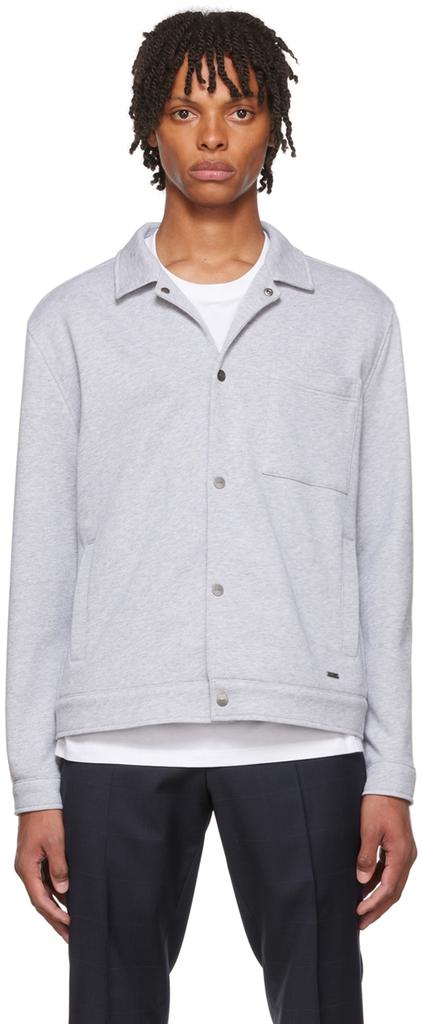 Gray Cotton Jacket商品第1张图片规格展示