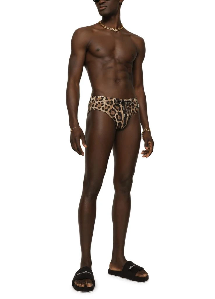 商品Dolce & Gabbana|Leopard-print swim briefs,价格¥3679,第5张图片详细描述