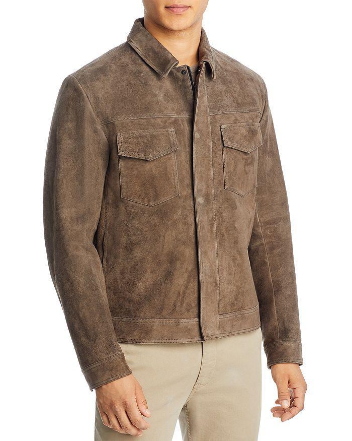 商品Hugo Boss|Mucker Leather Jacket,价格¥4615,第5张图片详细描述