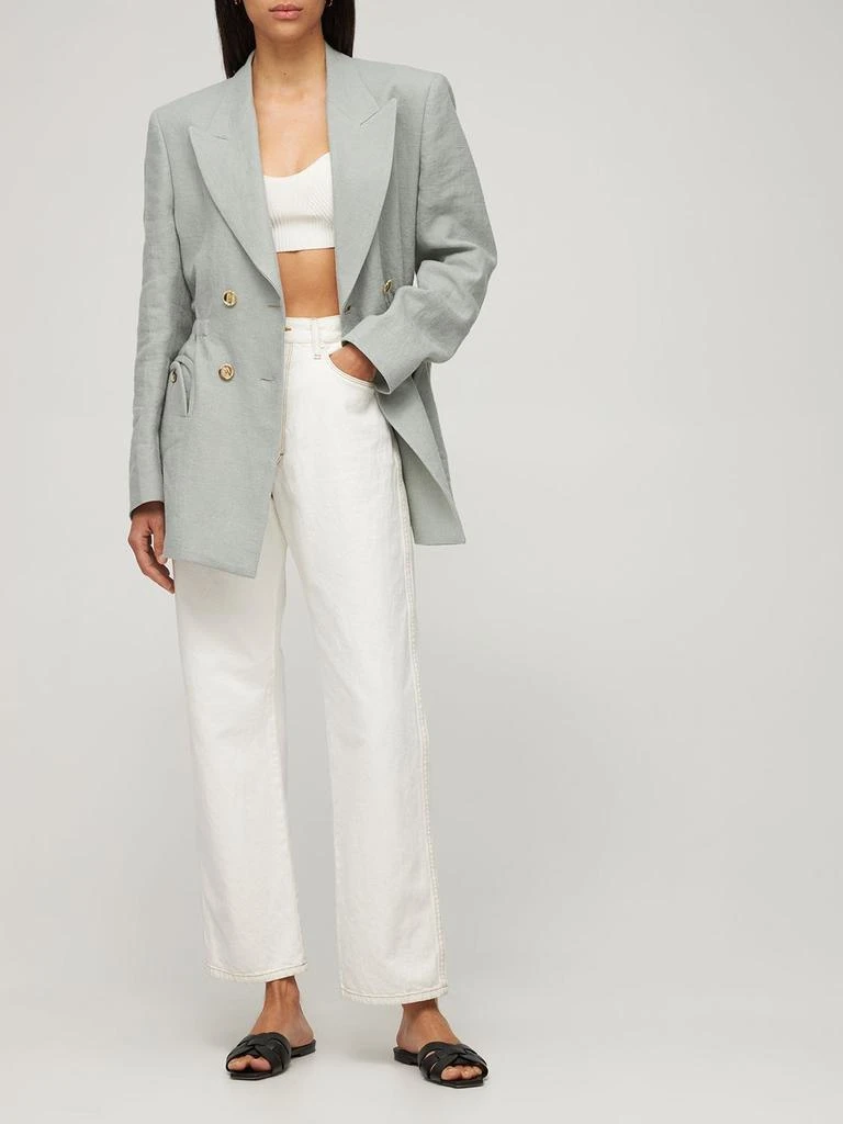 商品BLAZÉ MILANO|Bella Double Breasted Linen Blazer,价格¥6260,第1张图片详细描述