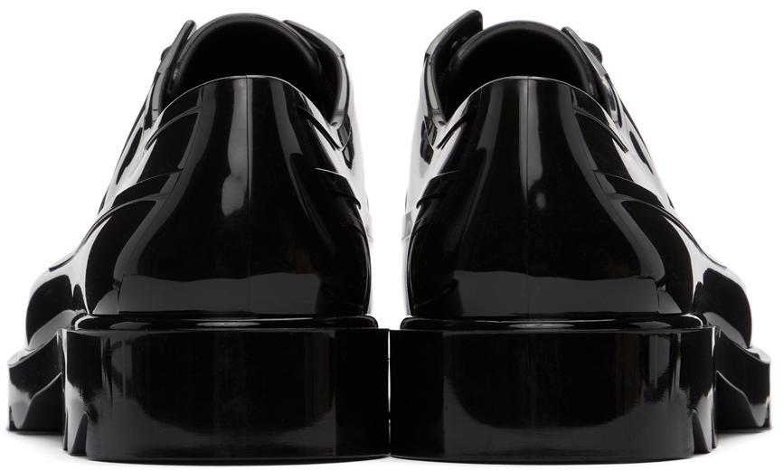 商品Bottega Veneta|Black Stride Lace-Up Shoes,价格¥4887,第6张图片详细描述