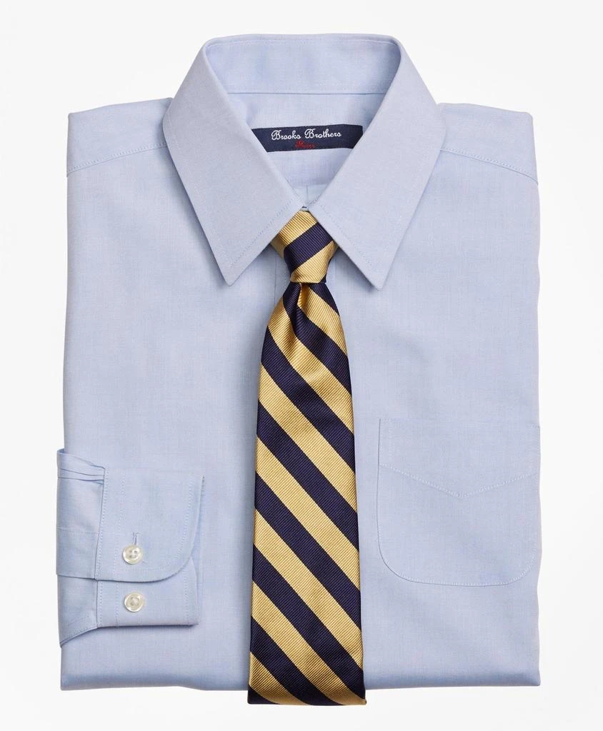 商品Brooks Brothers|Boys Non-Iron Supima® Pinpoint Cotton Forward Point Dress Shirt,价格¥495,第1张图片