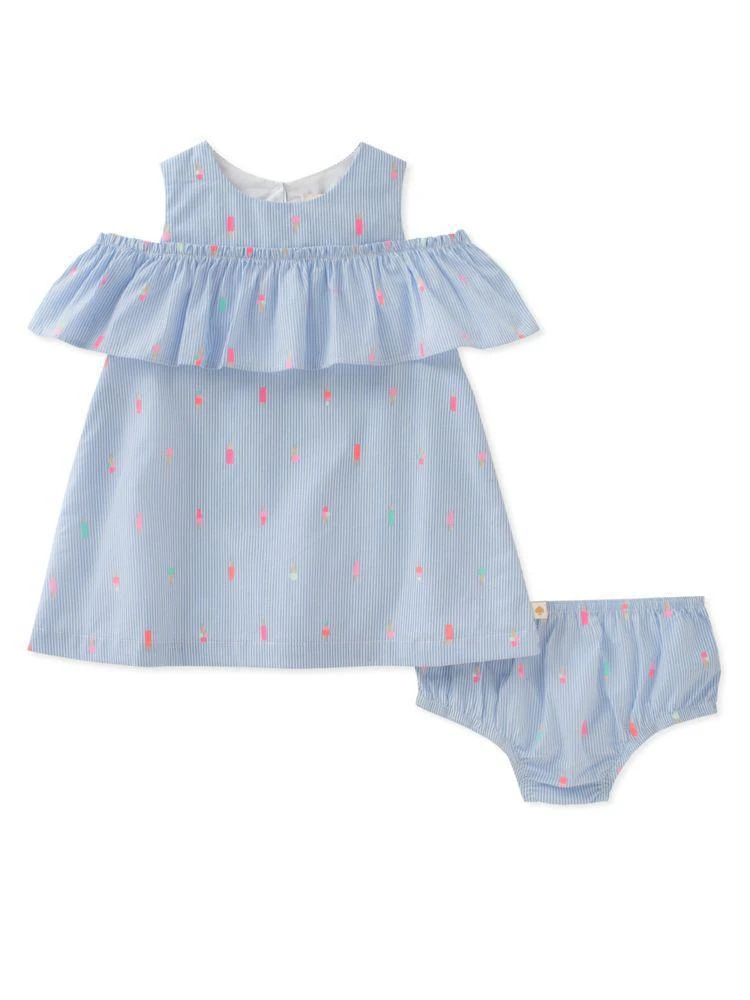商品Kate Spade|Baby Girl's Two-Piece Mini Ice Pop Cotton Dress and Bloomers Set,价格¥363,第2张图片详细描述