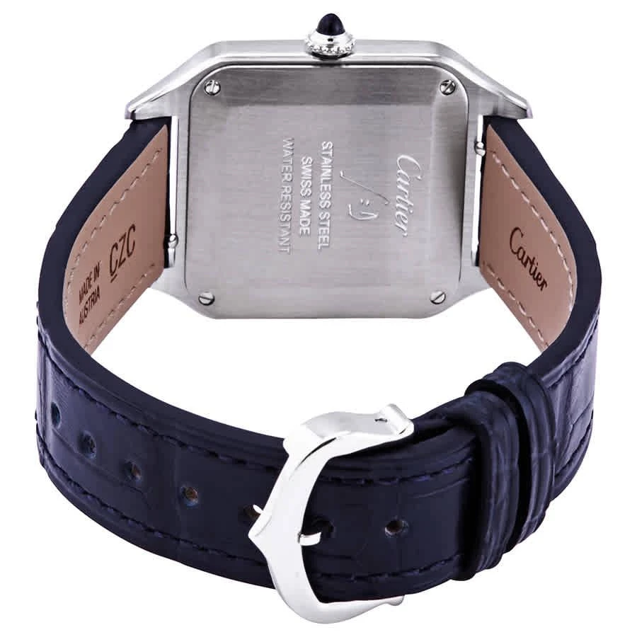 商品Cartier|Santos-Dumont Small Model Quartz Silver Dial Ladies Watch WSSA0023,价格¥24646,第3张图片详细描述