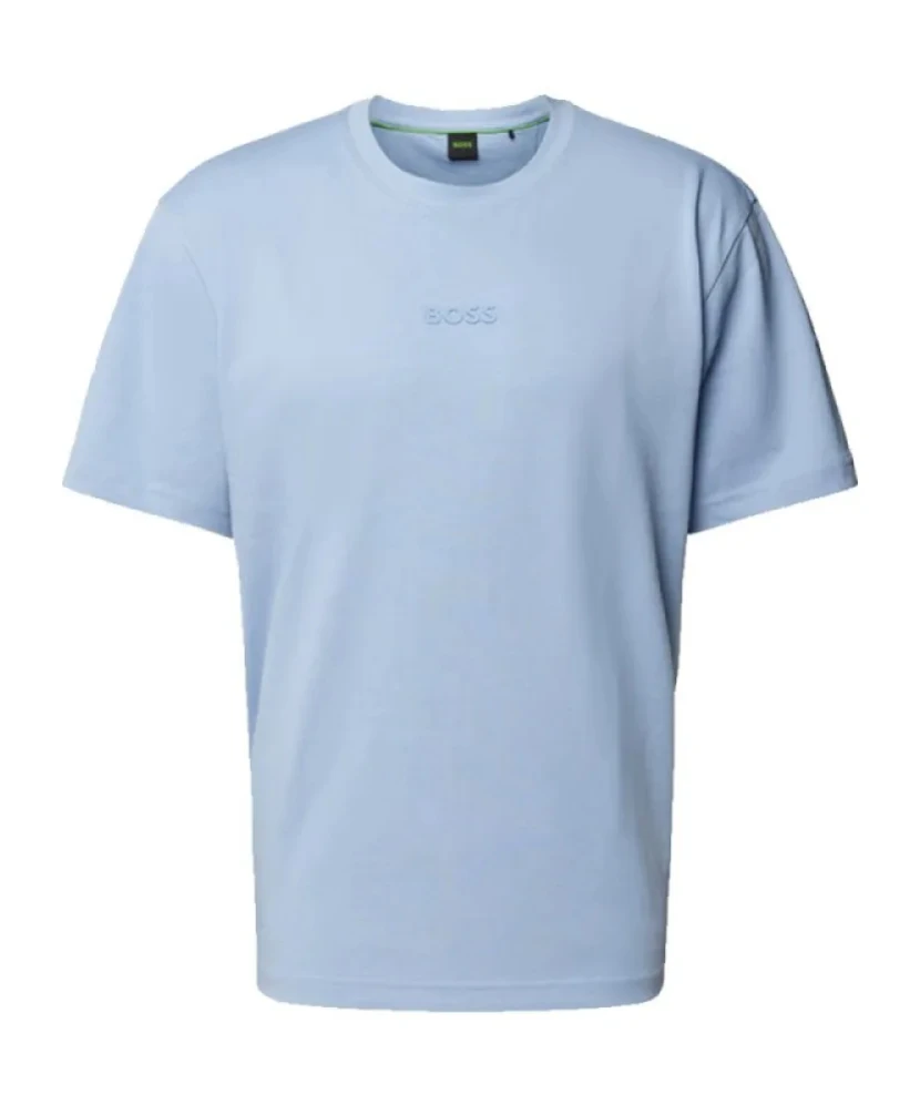 商品【商品预售7天】 Hugo Boss|Hugo Boss 男士T恤 50519368498 蓝色,价格¥598,第1张图片