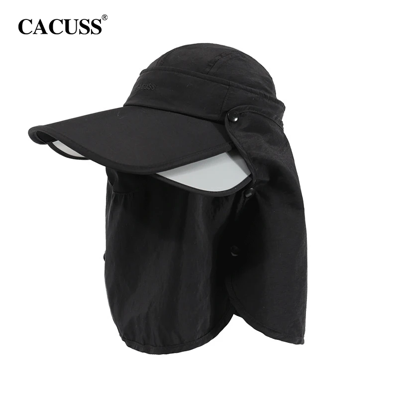 商品[国内直发] CACUSS|CACUSS夏季遮阳帽男全脸防晒帽防紫外线钓鱼帽吸汗透气女士户外帽-H008,价格¥172,第1张图片