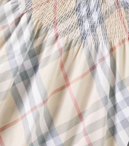商品Burberry|KG5 Cali checked cotton top,价格¥2657,第2张图片详细描述